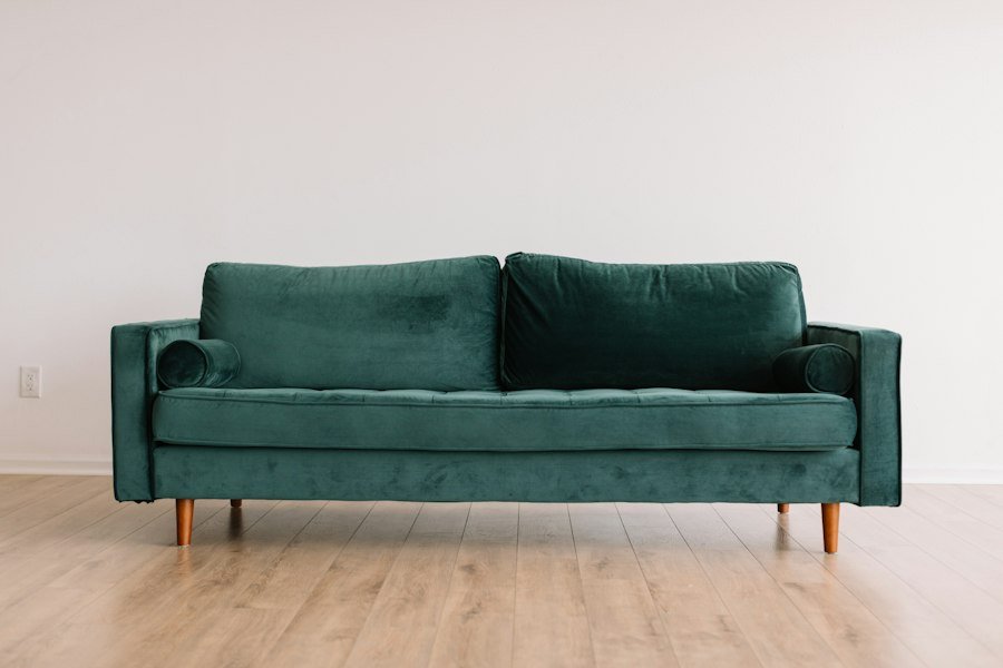 Velvet 3-Seater Sofa